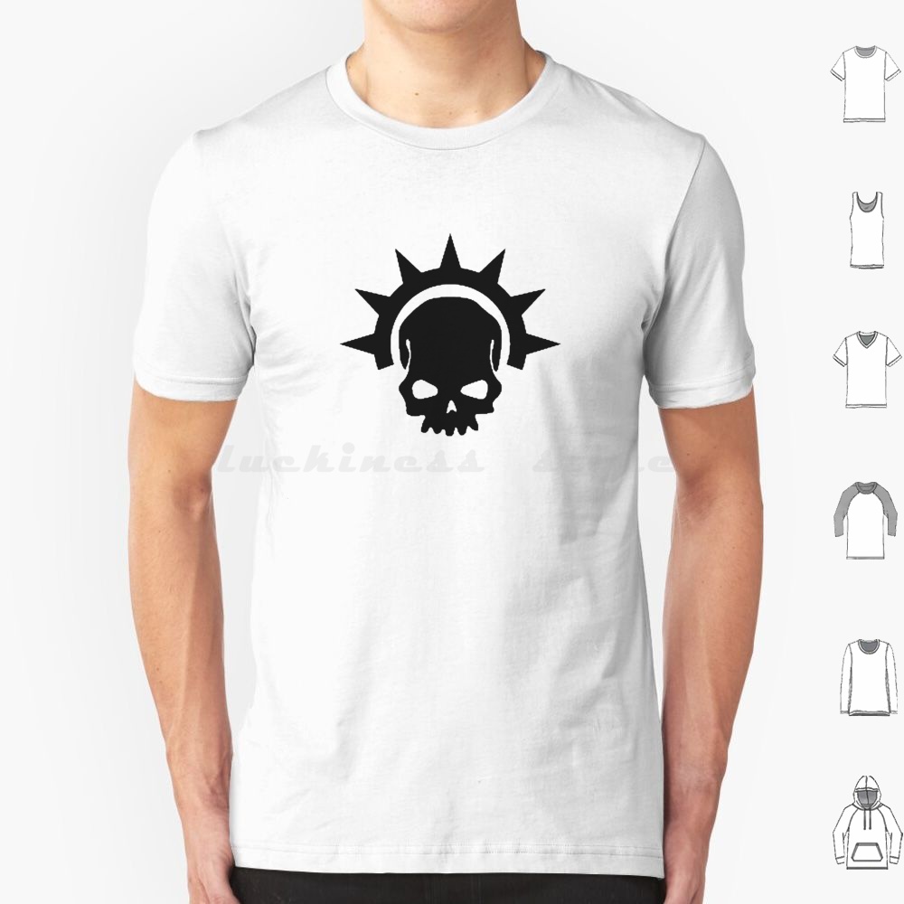 Science And Hobby - เสื้อยืดลายหัวกะโหลก 6xl ผ้าฝ้าย เสื้อยืดเท่ๆ สีดำ กองทัพดำ