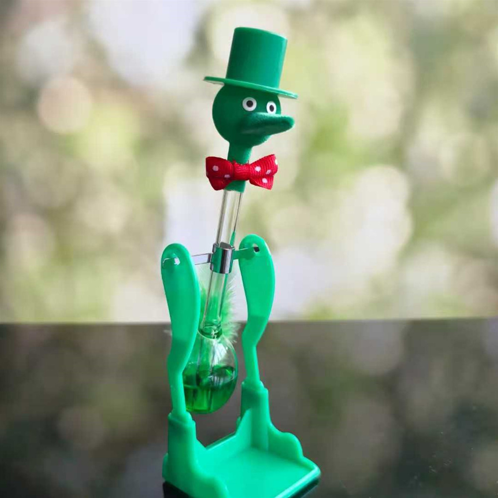 Science Bob - ของเล่นนกดื่มน้ำแบบเคลื่อนไหวได้ 1 ชิ้น ของเล่นวิทยาศาสตร์ ของเล่นเสริมการเรียนรู้ ของตกแต่งโต๊ะทำงาน