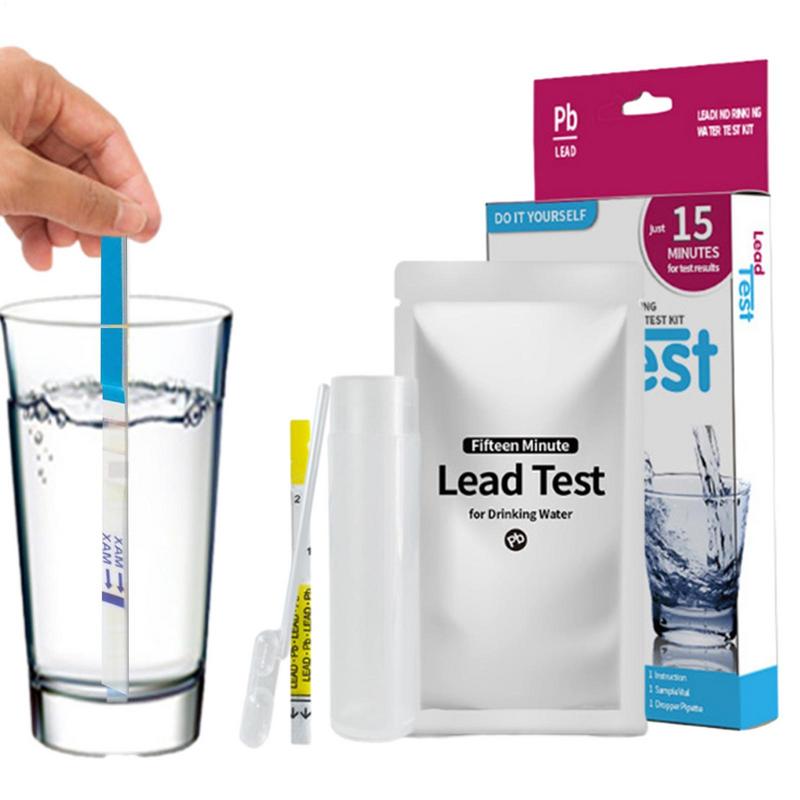 Water Testing Kit - ชุดทดสอบน้ําสําหรับน้ําดื่ม สระน้ําทดสอบน้ําทดสอบตะกั่ว คลอรีน PH ความแข็ง การทดสอบคุณภาพน้ําสําหรับน้ําประปา