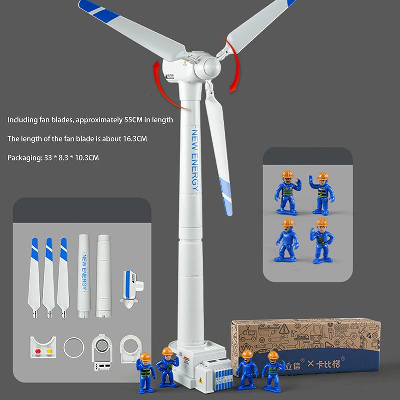 Science Toy - ของเล่นจำลองกังหันลมสำหรับเด็ก - ชุดวิทยาศาสตร์ขนาดใหญ่