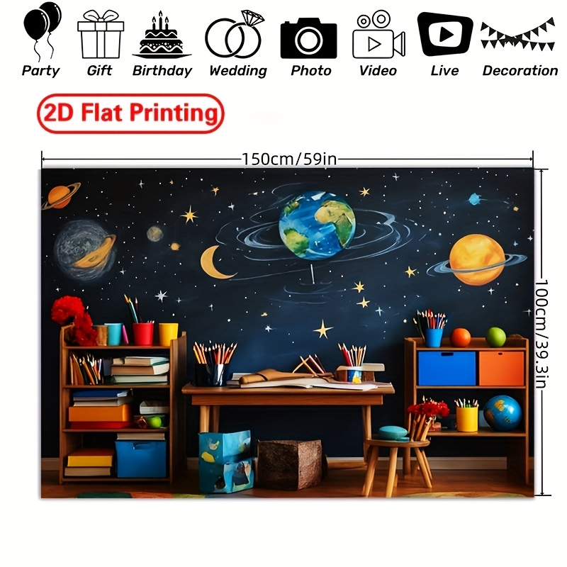 ภาพตกแต่งผนังห้องเรียนดาราศาสต - Science Nursery บทวิจารณ์และราคา