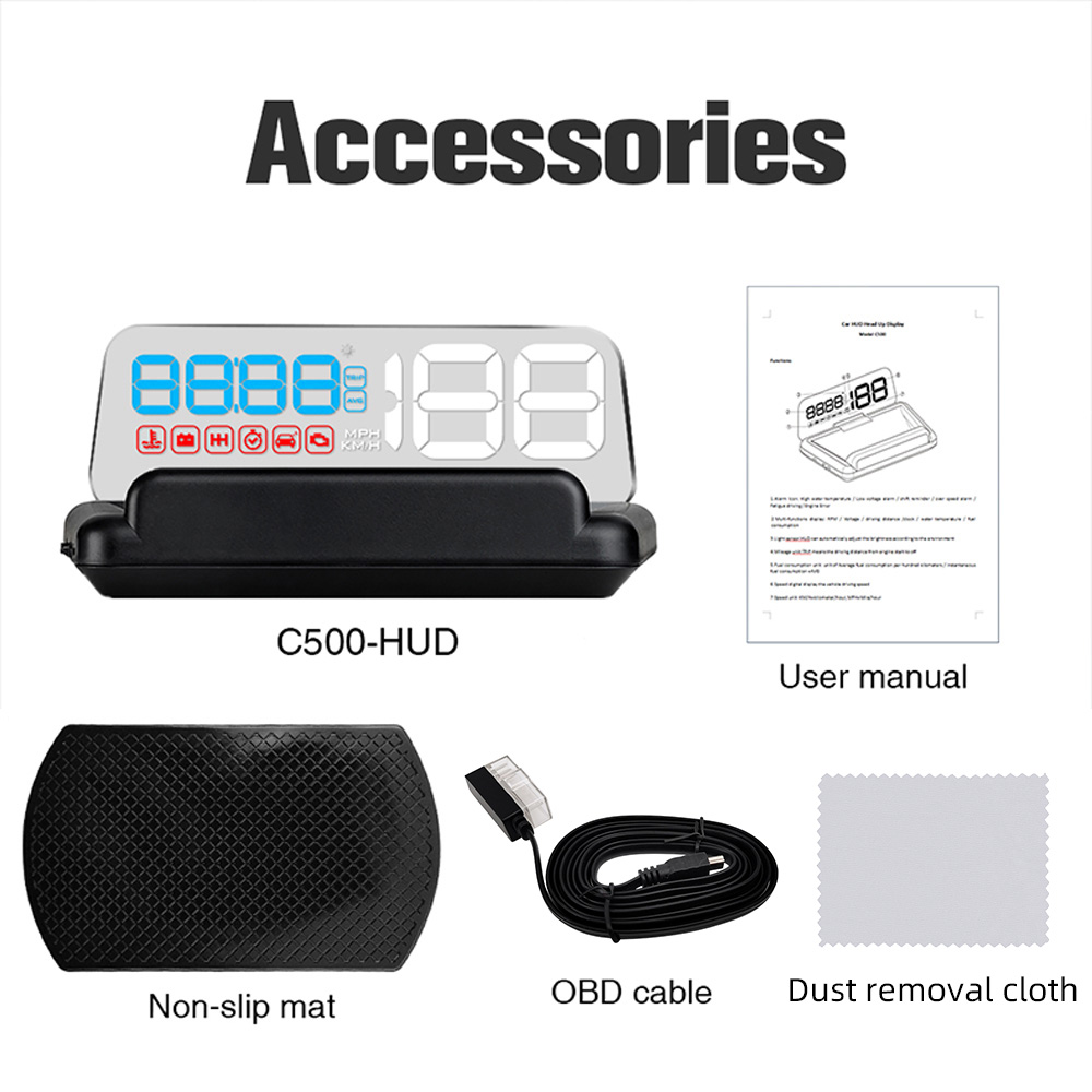 C500/T900, OBD/GPS HUD จอแสดงผ - Anemometer Wind Speed บทวิจารณ์และราคา