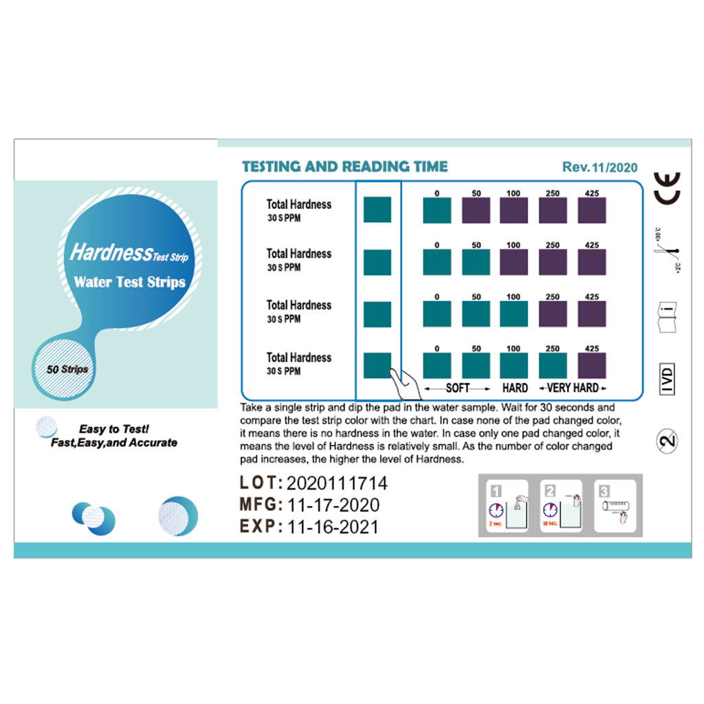แถบทดสอบความแข็งสมบูรณ์ของน้ำช - Water Testing Kit บทวิจารณ์และราคา