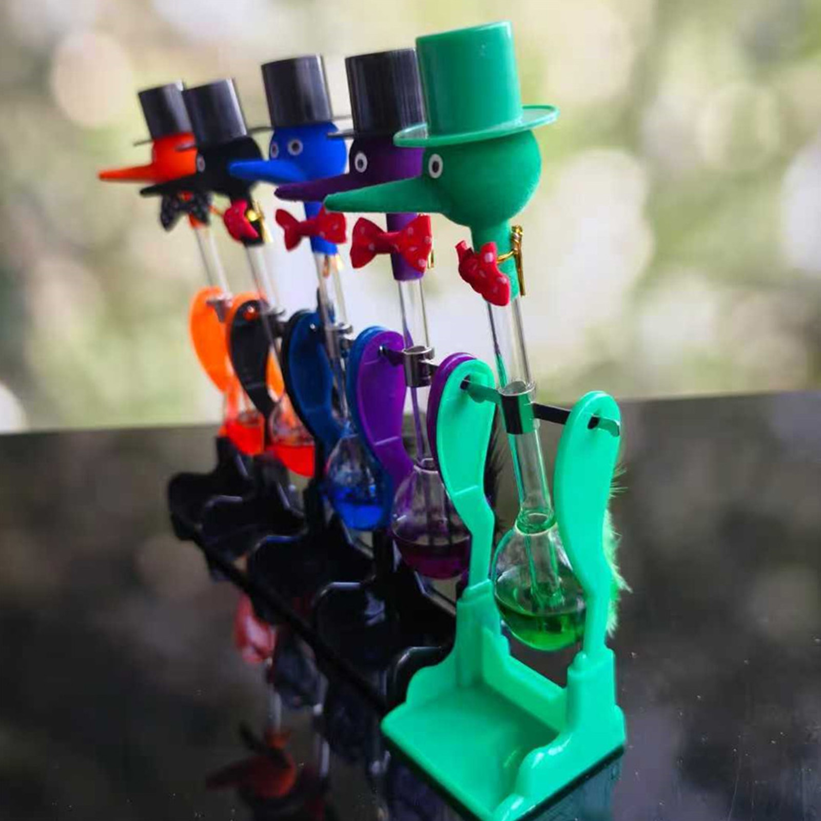ของเล่นนกดื่มน้ำแบบเคลื่อนไหวไ - Science Bob บทวิจารณ์และราคา