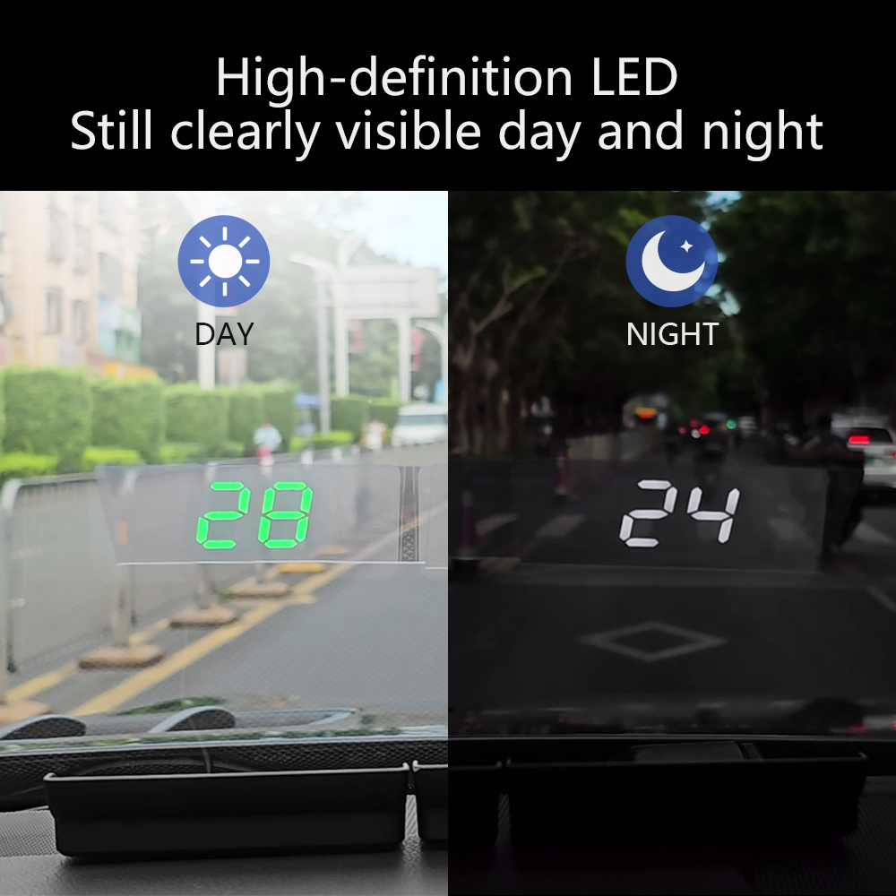 W1 รถ HUD Head Up Display กระจ - Anemometer Wind Speed บทวิจารณ์และราคา