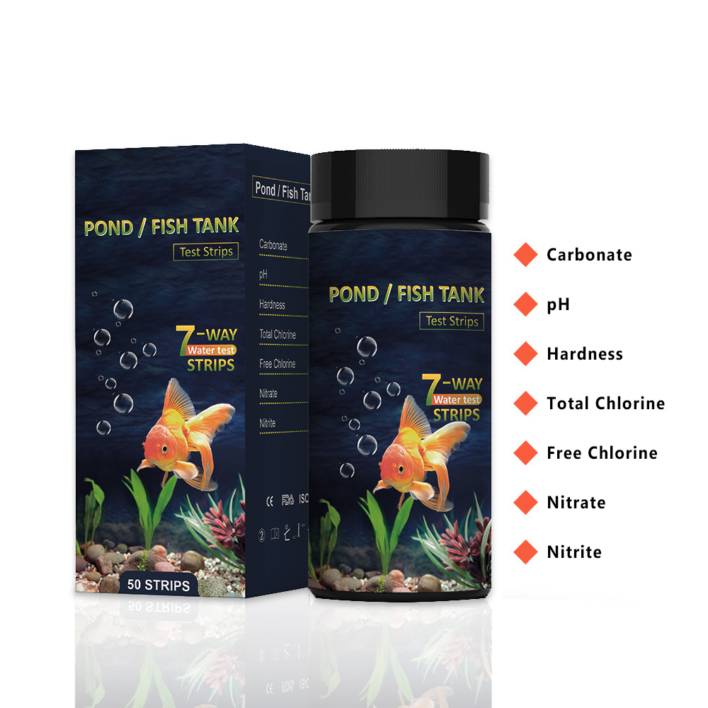 7 in 1 Aquarium Test Strips, 5 - Water Testing Kit บทวิจารณ์และราคา
