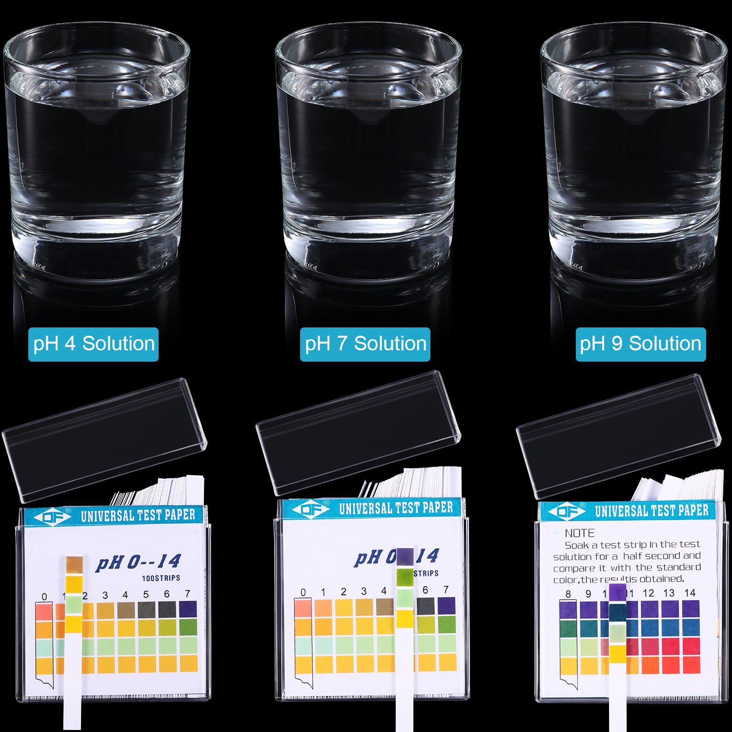100 แถบ 0-14 PH อัลคาไลน์ตัวบ่ - Water Testing Kit บทวิจารณ์และราคา