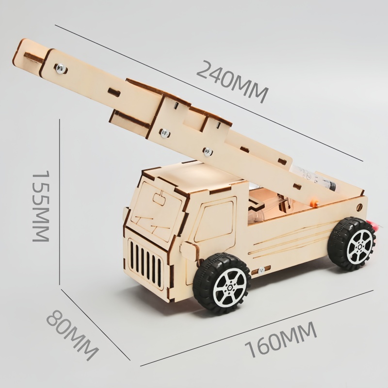 ชุดประกอบโมเดลรถดับเพลิงบันไดไ - Science Project Diy บทวิจารณ์และราคา