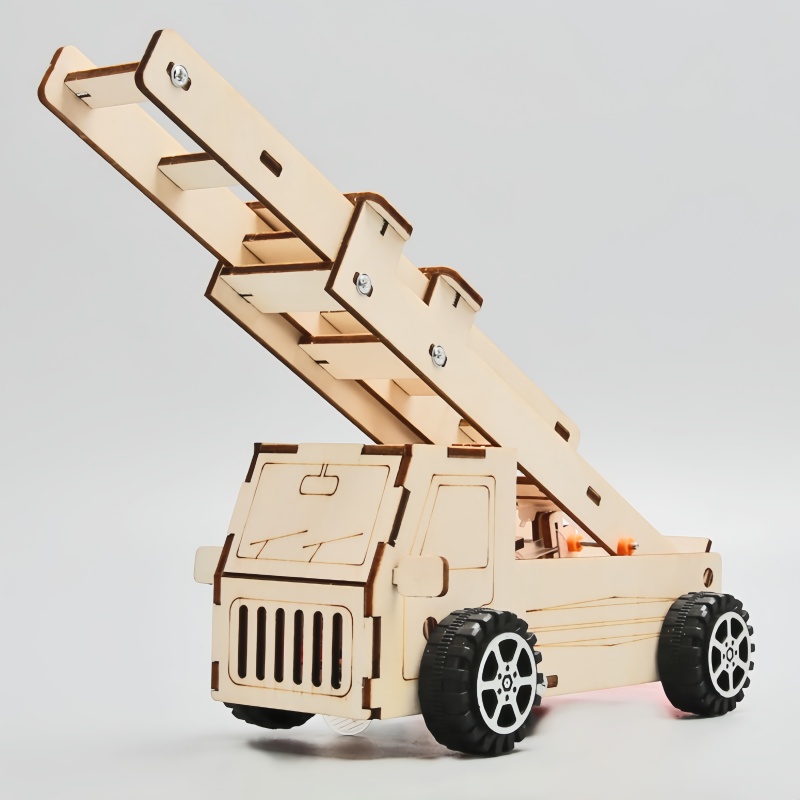 ชุดประกอบโมเดลรถดับเพลิงบันไดไ - Science Project Diy บทวิจารณ์และราคา