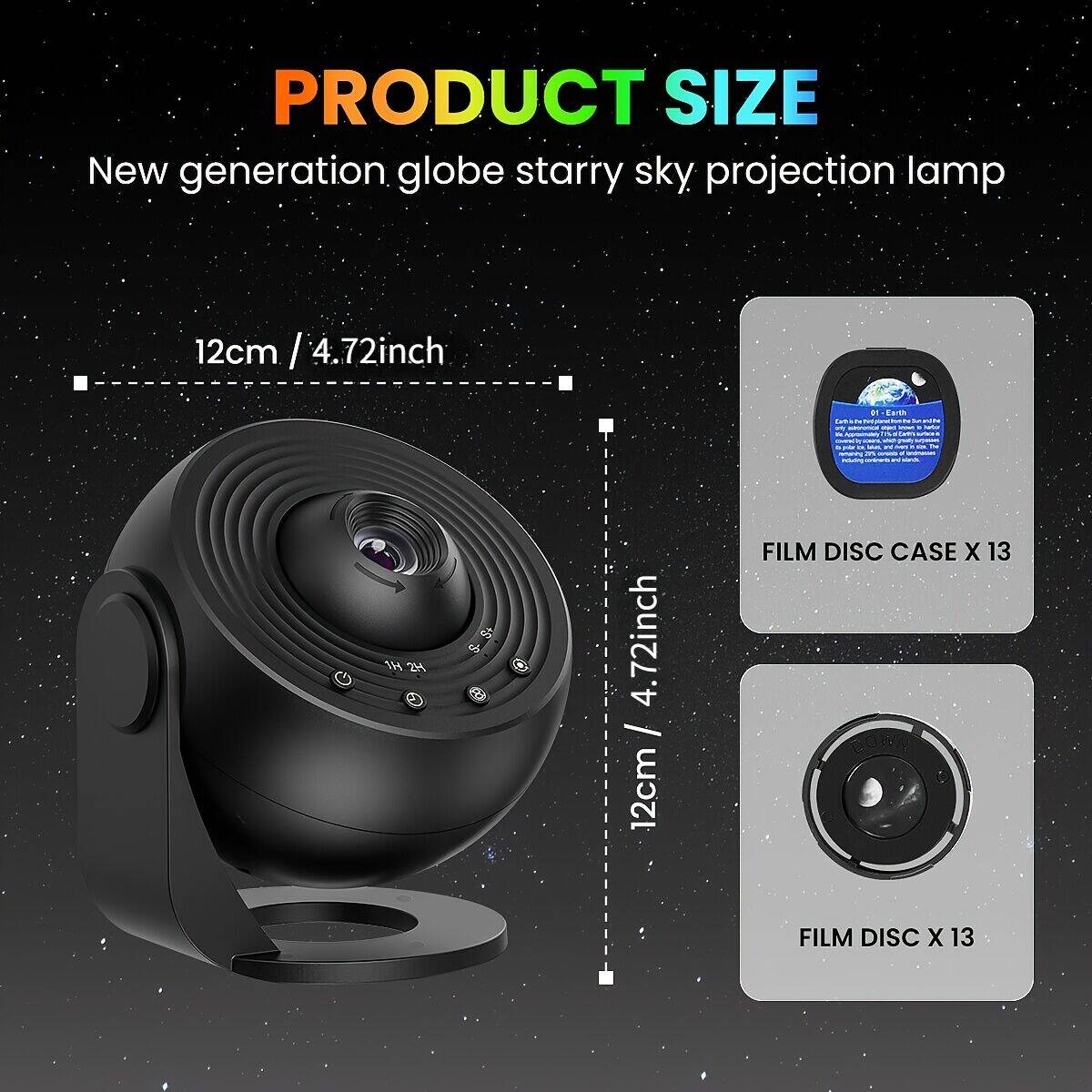 อัพเกรด 13 ใน 1 Starry Sky 4K  - Planetarium Projector Home บทวิจารณ์และราคา