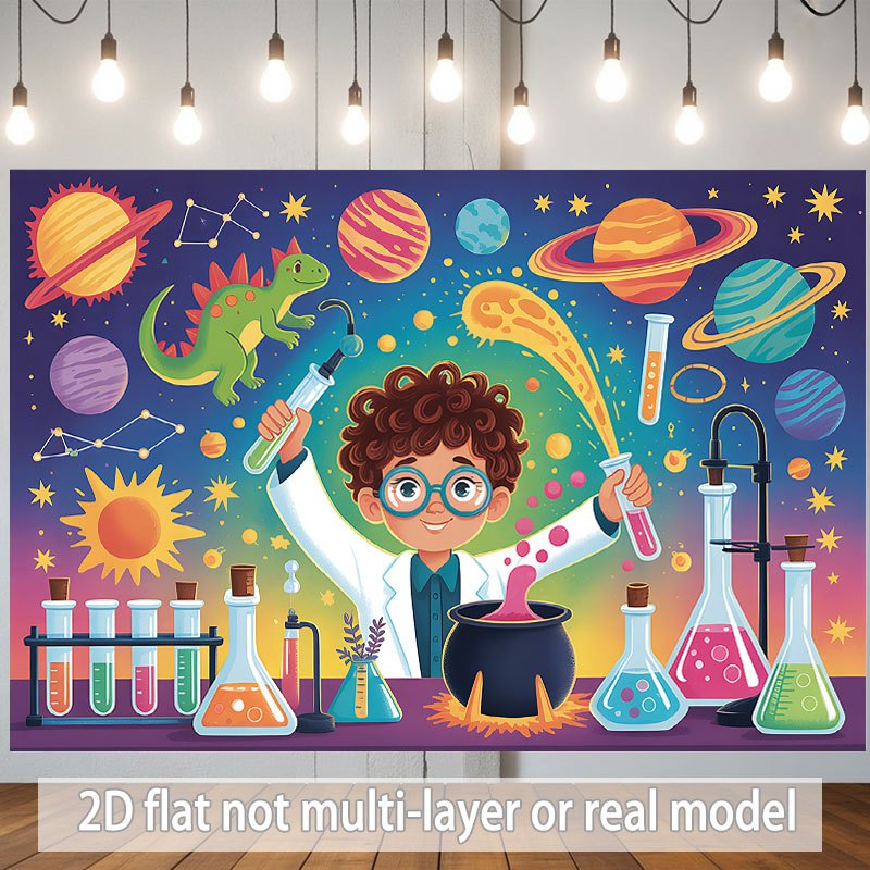 ผนังตกแต่งลายวิทยาศาสตร์อวกาศ  - Science Nursery บทวิจารณ์และราคา