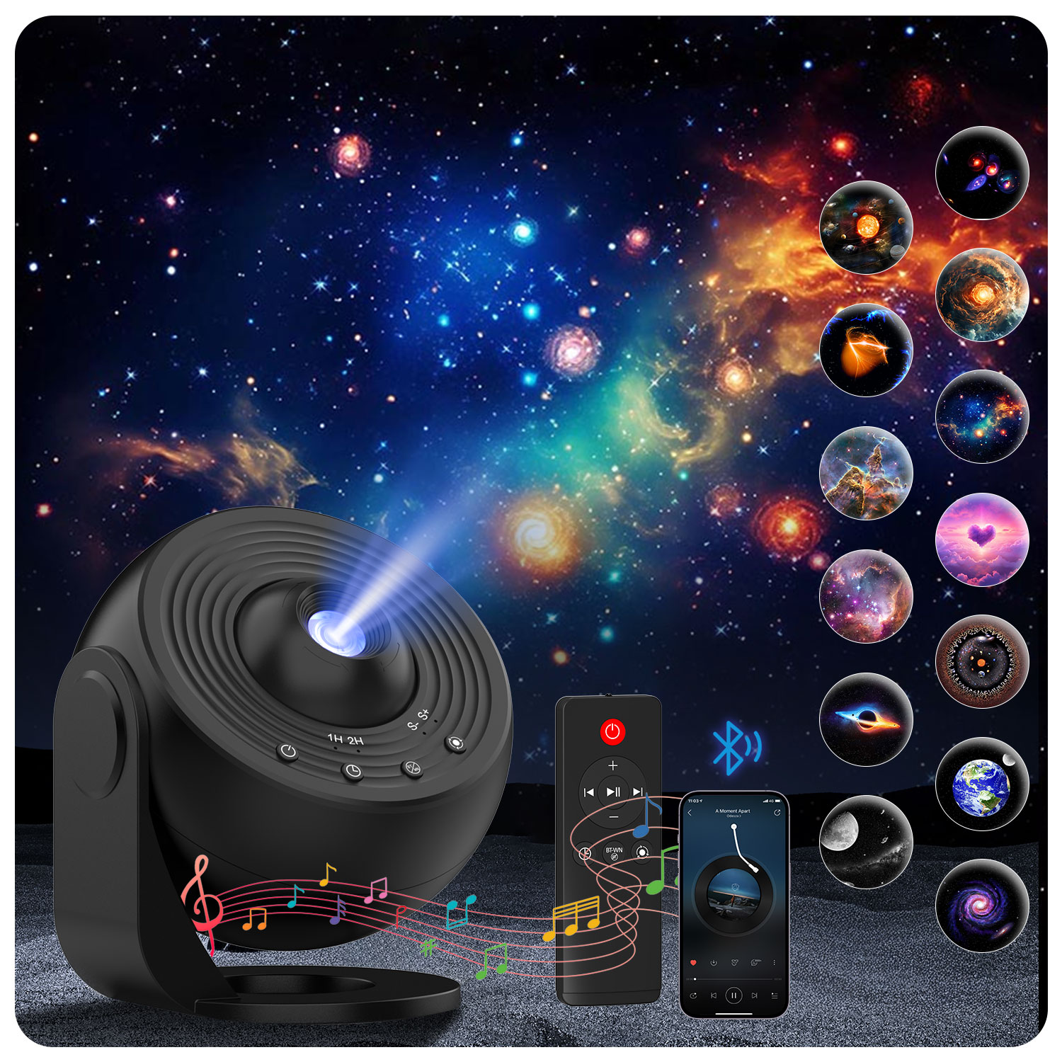 โปรเจคเตอร์ดวงดาว Galaxy Pro ไ - Planetarium Projector Home บทวิจารณ์และราคา
