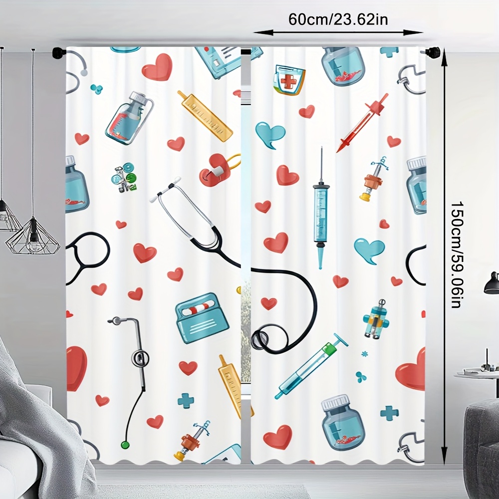 ผ้าม่านลายทางการแพทย์สวยงาม ผ้ - Science Nursery บทวิจารณ์และราคา