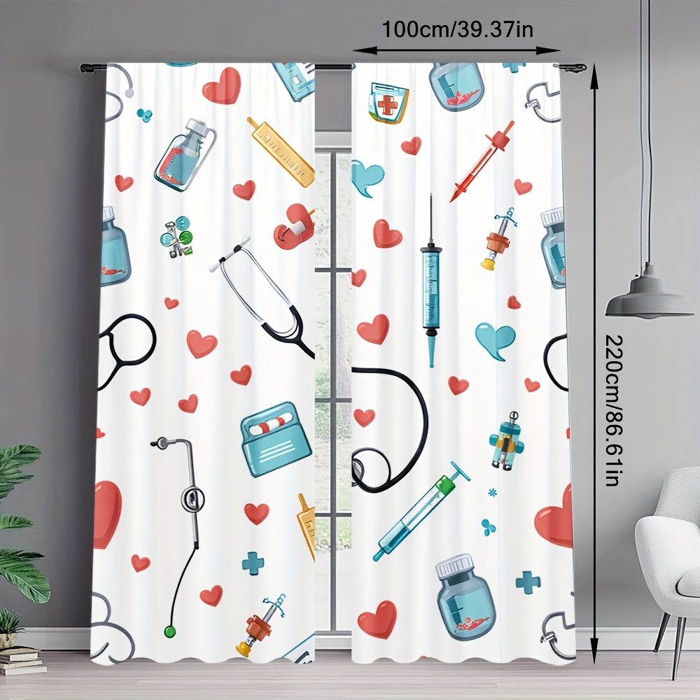 ผ้าม่านลายทางการแพทย์สวยงาม ผ้ - Science Nursery บทวิจารณ์และราคา